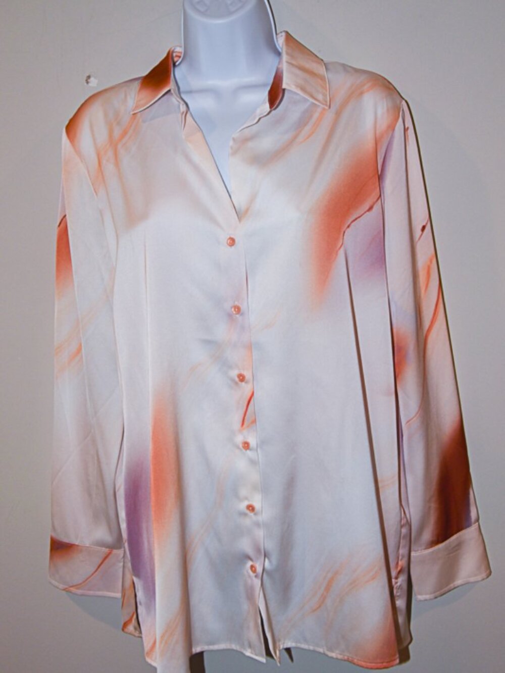 Rachel Roy Button Down Blouse Size Medium